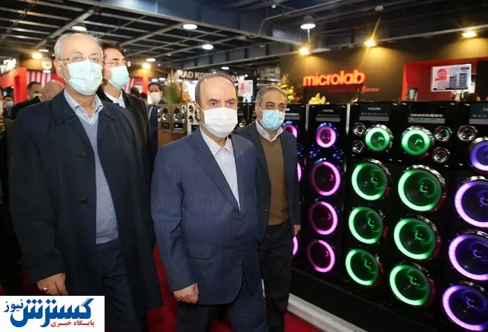 بازدید رئیس کمیسیون صنایع و معادن از نمایشگاه لوازم خانگی + تصاویر