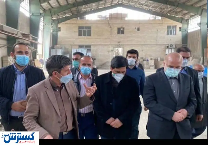 بازدید سرزده رئیس مجلس از شهرک صنعتی شمش آباد