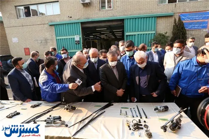 افتتاح خط تولید موتور و مجموعه برف پاک کن تارا