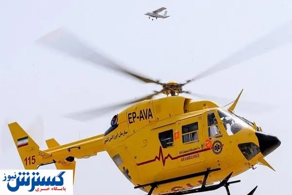 سقوط هلیکوپتر در فرودگاه ایلام