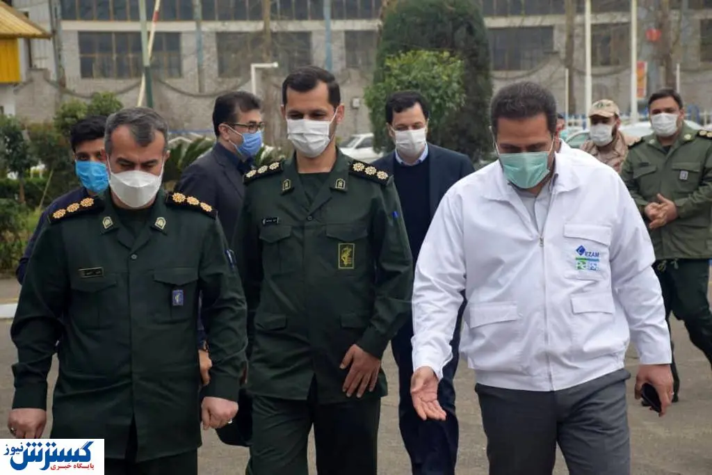 همکاری و حمایت سپاه قدس گیلان از کارخانجات تولیدی گروه قطعات خودرو عظام