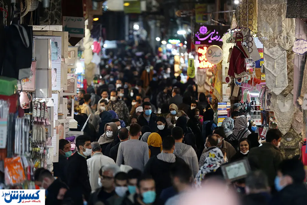 تصاویر/ بازار بزرگ تهران و استقبال پرشور از کرونای انگلیسی