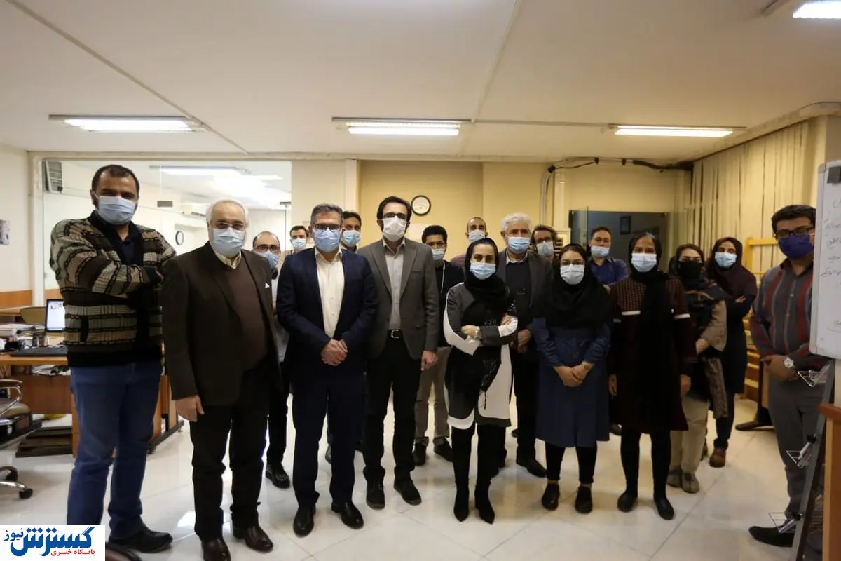 حضور قائم مقام فروشگاههای زنجیرهای کوروش در موسسه مطبوعاتی صمت