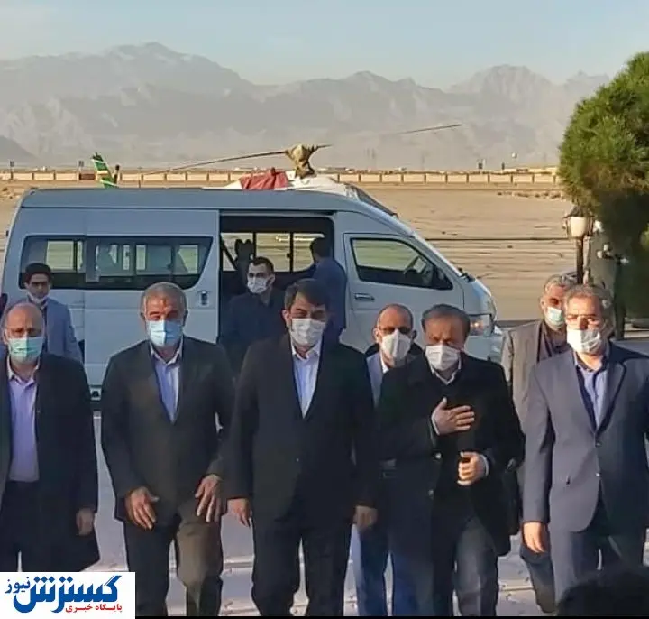 وزیر صنعت، معدن و تجارت وارد یزد شد