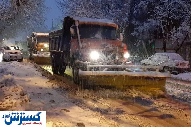 جاده کرج - چالوس لغزنده است