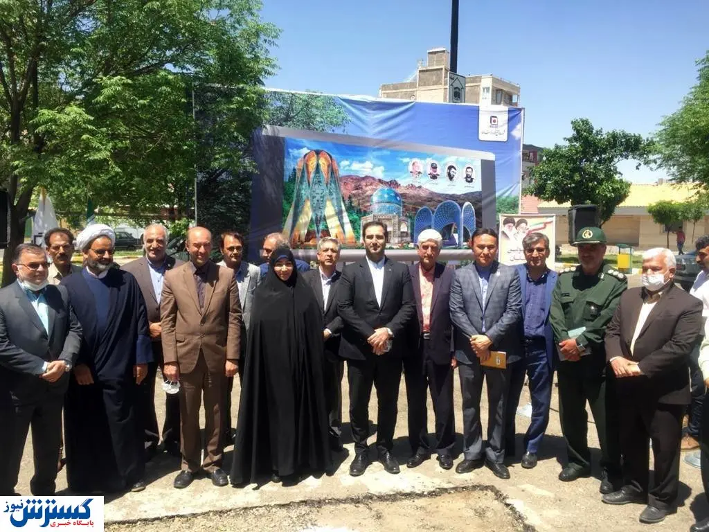 نصب بزرگترین تلویزیون شهری توسط فولاد خراسان