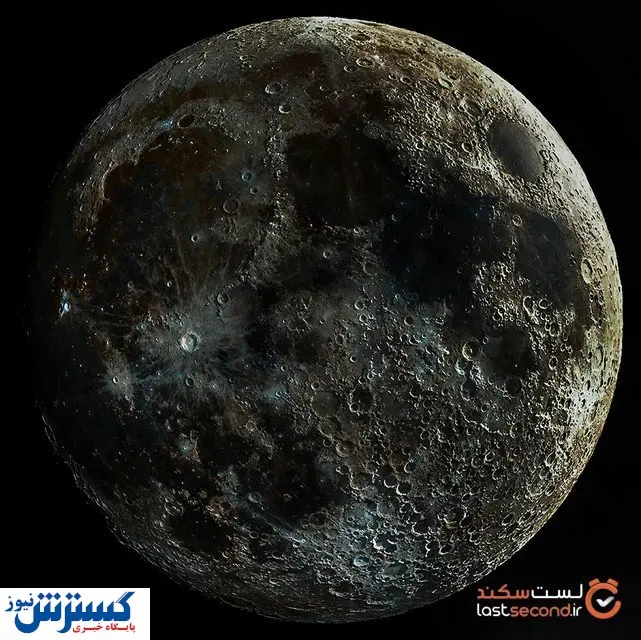 زیباترین عکس منشتر شده از ماه