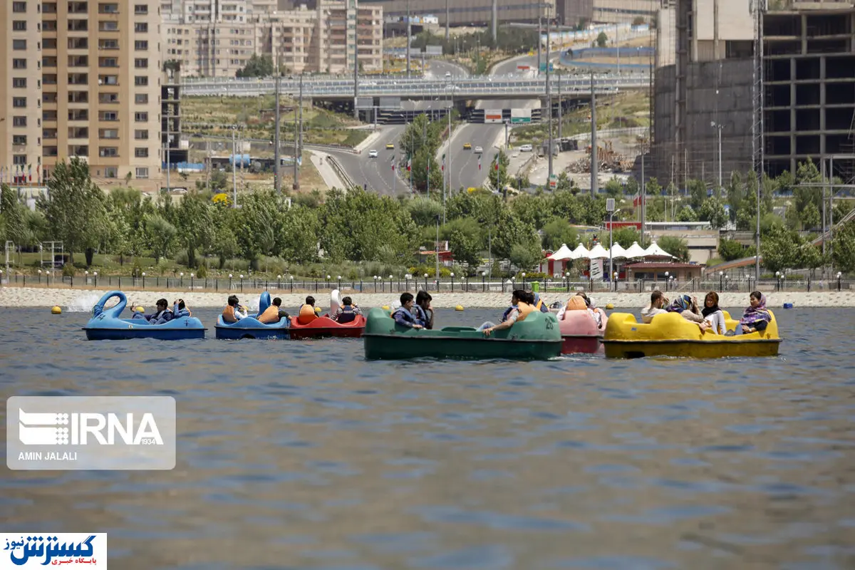 تصاویر/ بازگشایی دریاچه چیتگر با رعایت پروتکل بهداشتی