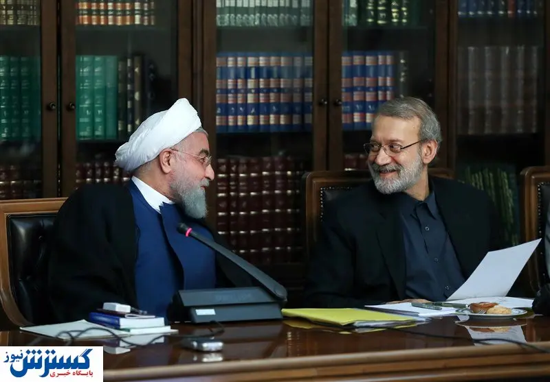 توییت احساسی روحانی برای لاریجانی