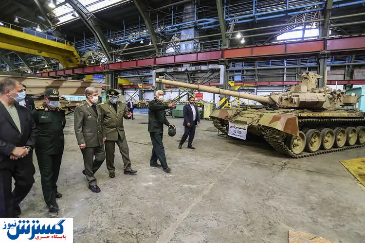 تصاویر / افتتاح خط بهینه سازی تانک های نیروهای مسلح