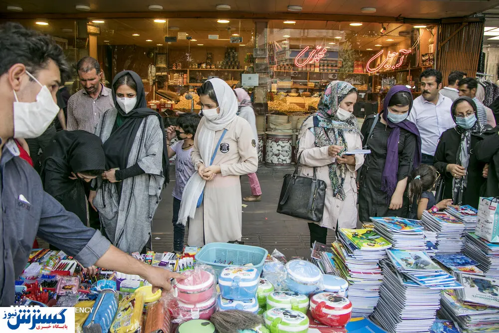 تصاویر/ هجوم به بازار لوازم تحریر