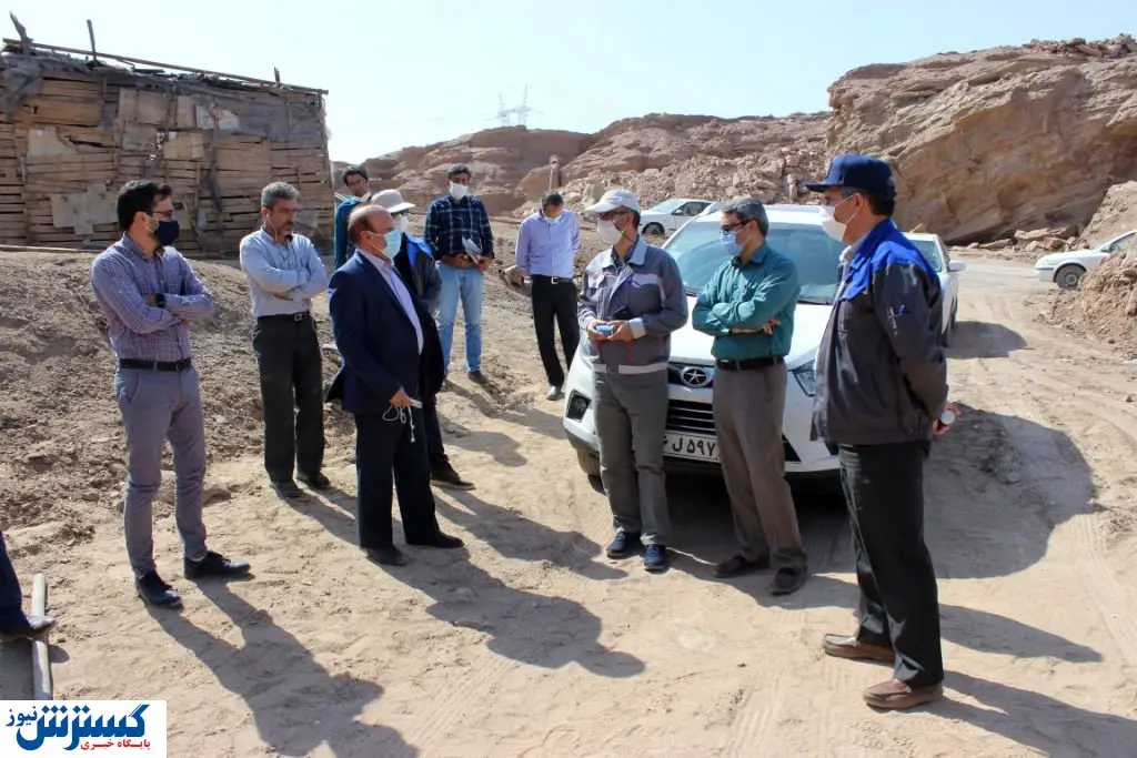 بازدید ایمپاسکو از عملیات راهسازی بافق به معدن چاه گز