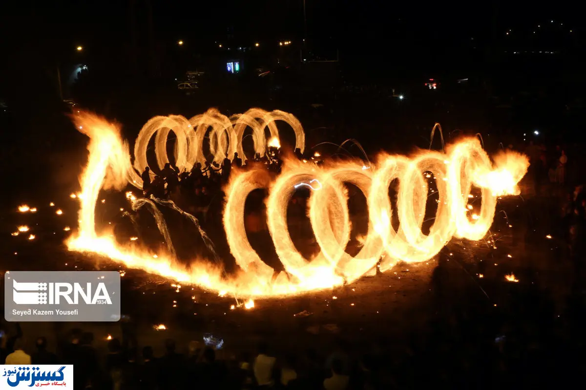 تصاویر/ آیین «پولکه گردانی» در روستای عجب شیر