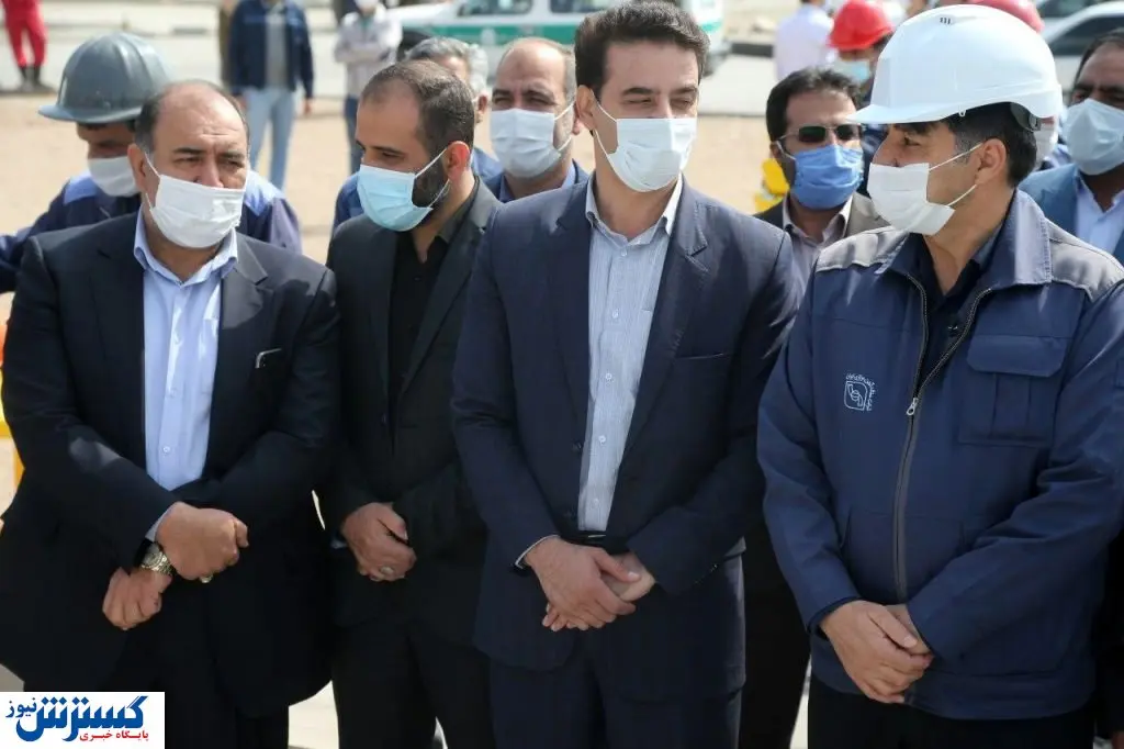 پروژه گندله سازی سه چاهون با موفقیت استارت خورد