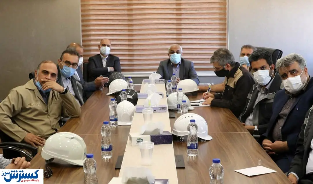 بازدید مدیرعامل گل گهر از فولادسازی راور