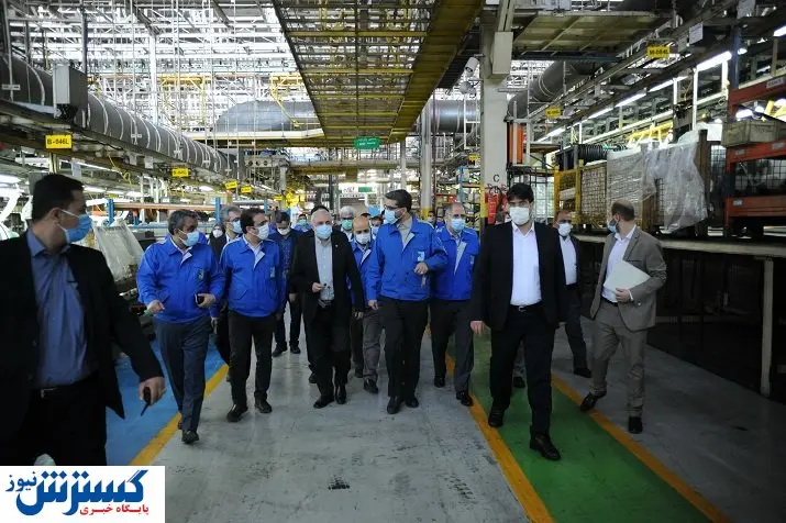 بازدید معاون رئیسجمهور از ایران خودرو