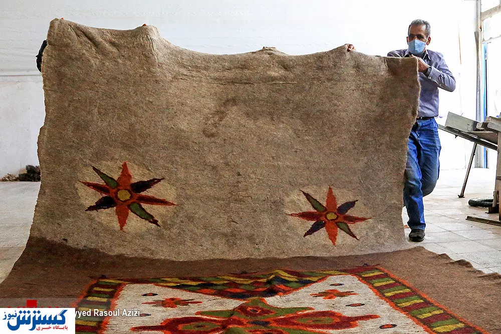 تصاویر / نمدبافی در چناران