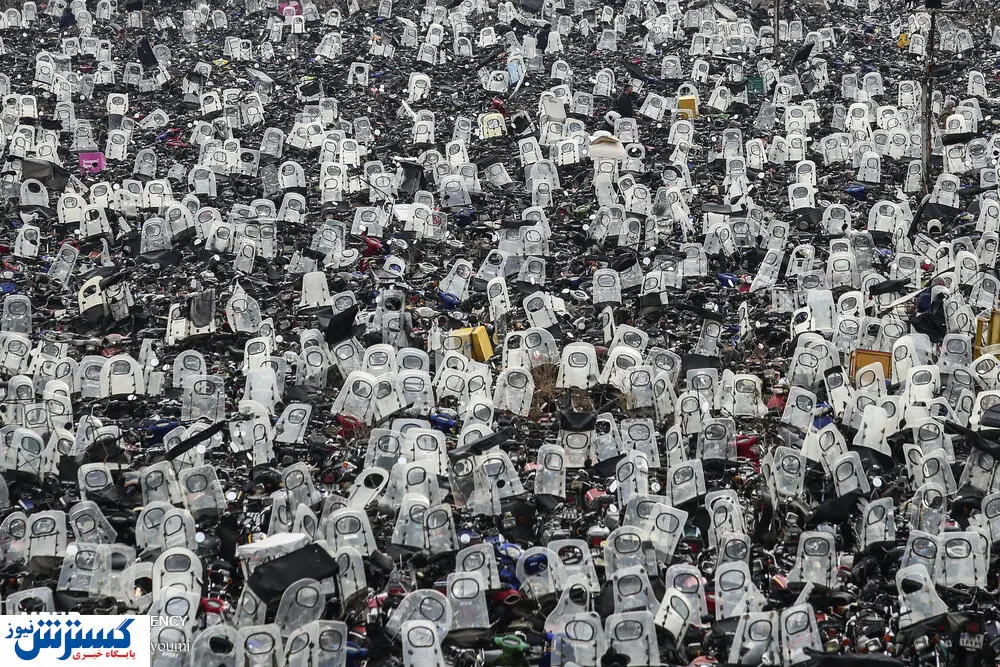 تصاویر/ گورستانی برای موتورها