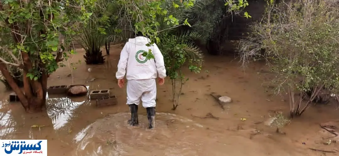 سیل دشتستان، یک زن را با خود برد!