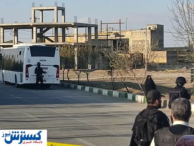 گروگان گیری مسافران یک اتوبوس در قم