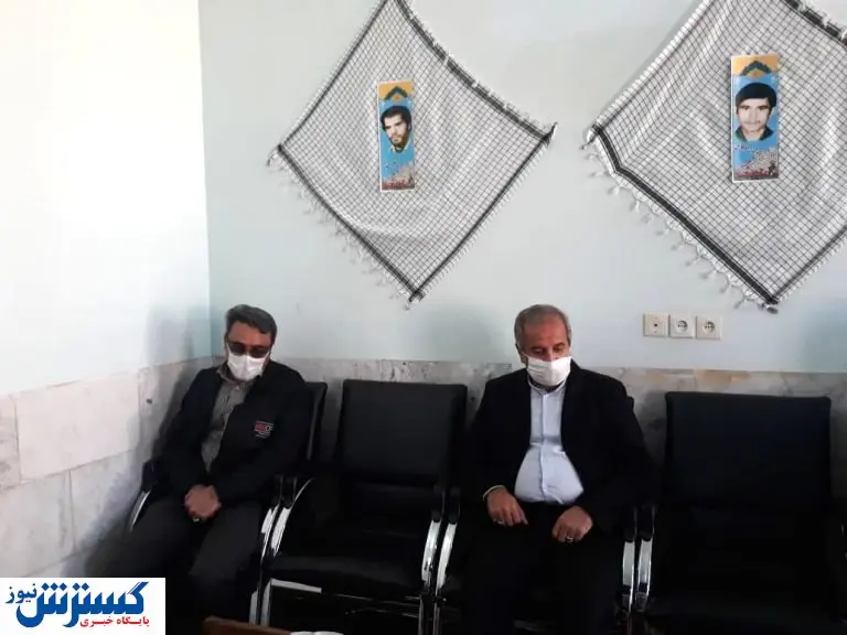دیدار مدیران بسیج سنگ آهن فلات مرکزی با امام جمعه بافق