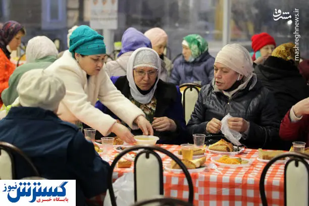 مراسم افطاری در روسیه + عکس