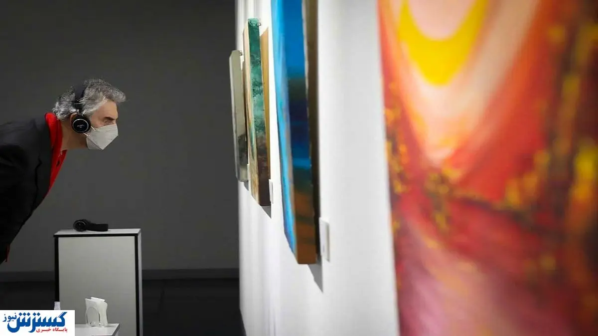 تلفیق نقاشی،خط و صدای شجریان در نمایشگاه «مرا بخوان»