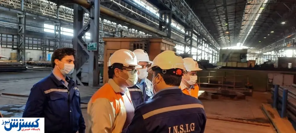 بازدید مدیرعامل «وبانک» از گروه ملی صنعتی فولاد ایران