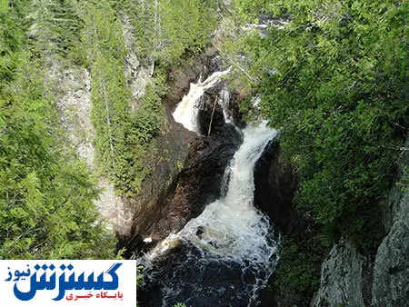 آبشار بسیار عجیبی که غیب می شود! + تصاویر