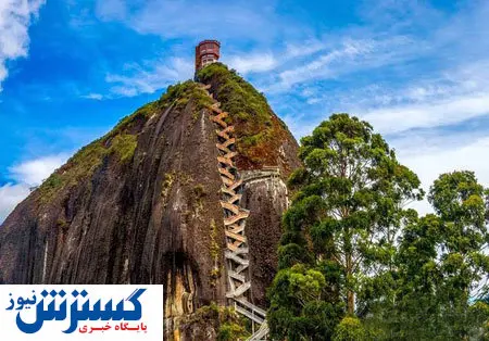 منظره این صخره عجیب شما را شگفت زده می کند + تصاویر