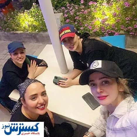 سلفی دو نفره نرگس محمدی و همسرش