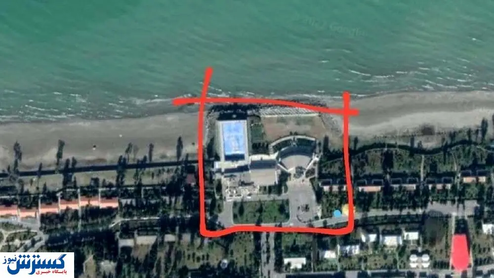 استخر روباز در ۶۰ متری حریم دریا + عکس