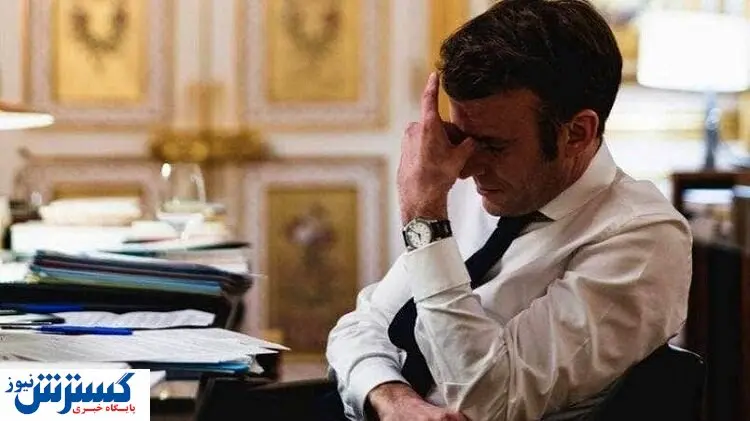 ناراحتی شدید رئیس جمهوری فرانسه پس از گفتگو با پوتین + عکس
