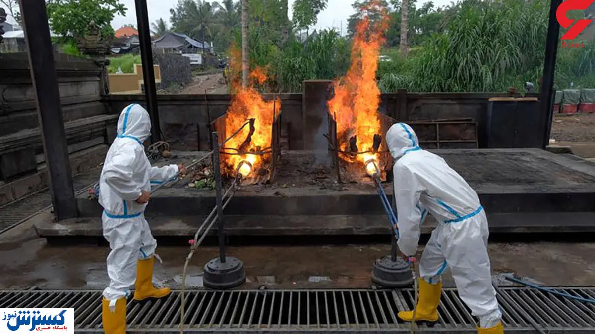 جنازه هندی از ترس سوزانده شدن زنده شد!
