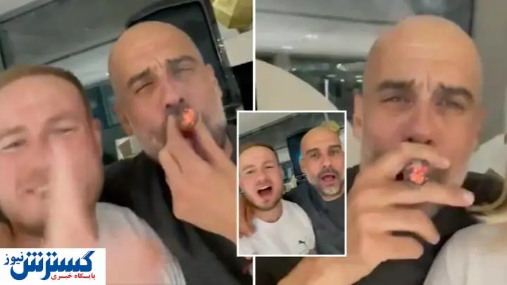 پپ گواردیولا سیگاری شد! / عکس