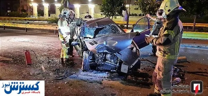 ۲ جوان تهرانی معجره را به چشم دیدند! / عکس