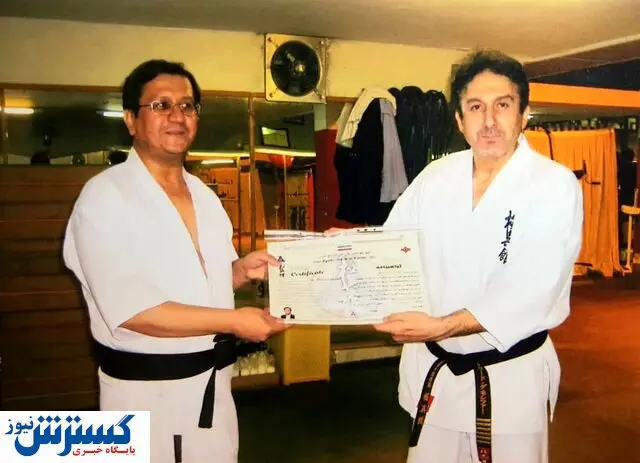 نامزد انتخاباتی را با لباس کاراته ببینید+عکس