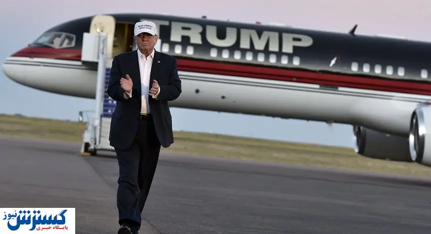 ترامپ از هواپیمای شخصی خود رونمایی کرد + عکس