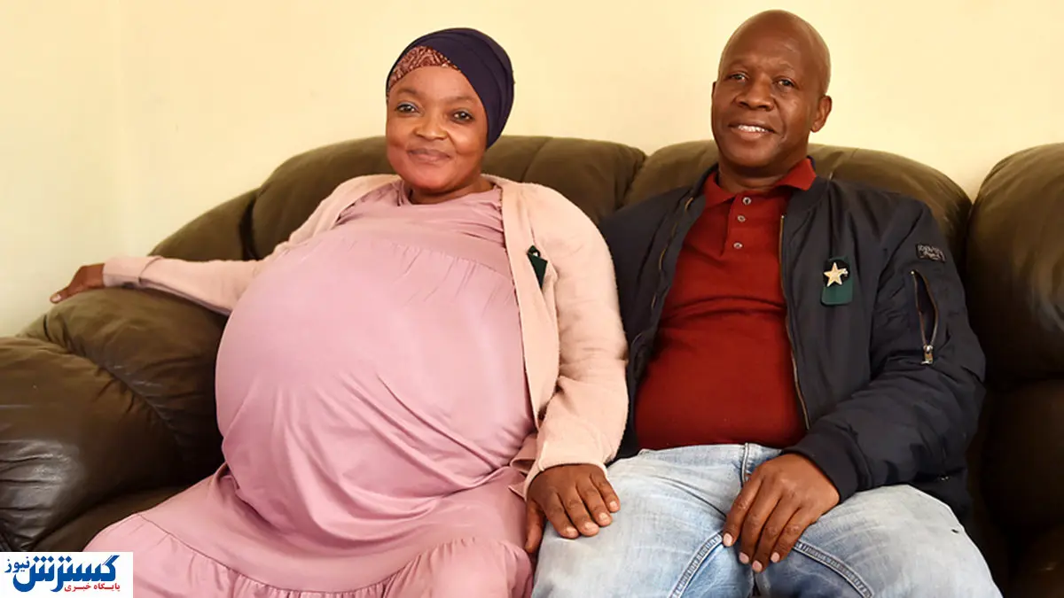 زن جوان ۱۰ قلو به دنیا آورد + عکس