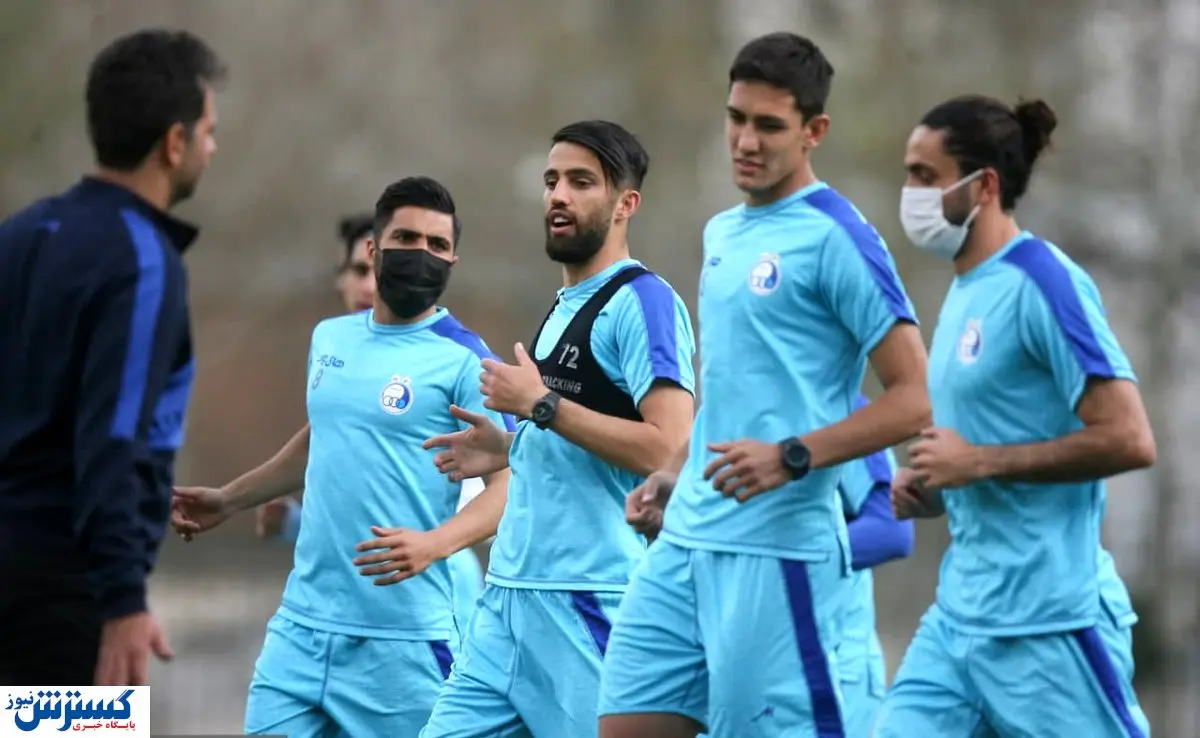 لشگر مصدومان در تمرین استقلال !