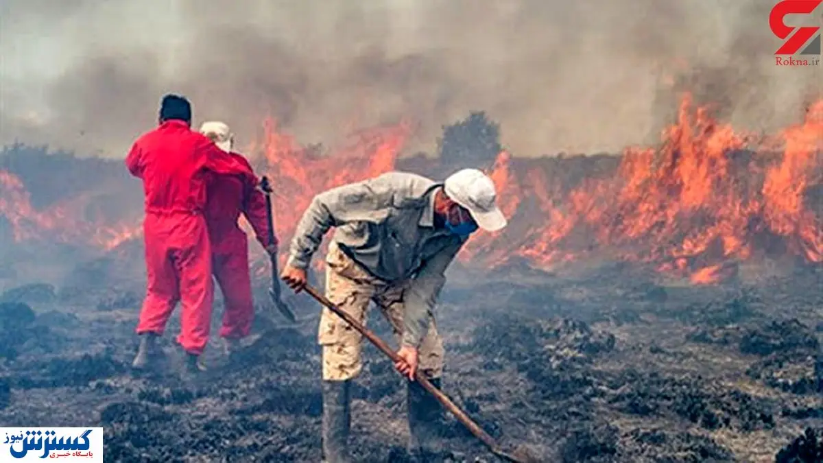 کشت‌کنندگان ماری‌جوآنا میانکاله را آتش زدند!