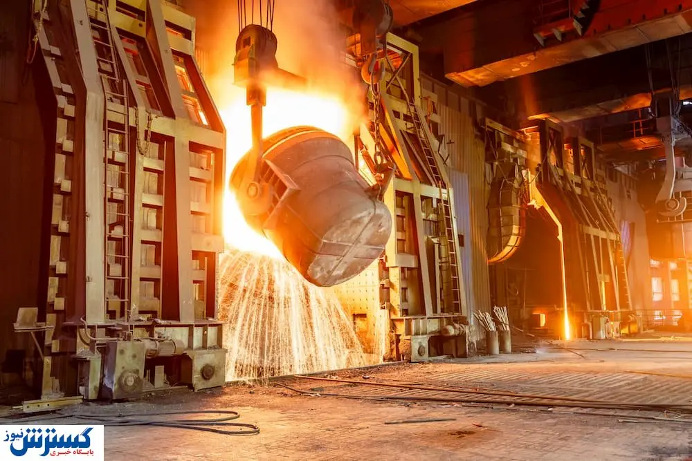 اولین کوره بلند در ذوب آهن به کار افتاد!
