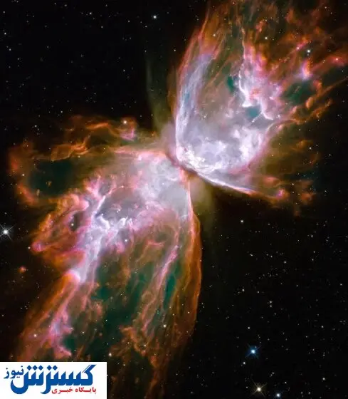 این سحابی پروانه شکل ،مثل زنبور نیش می‌زند!