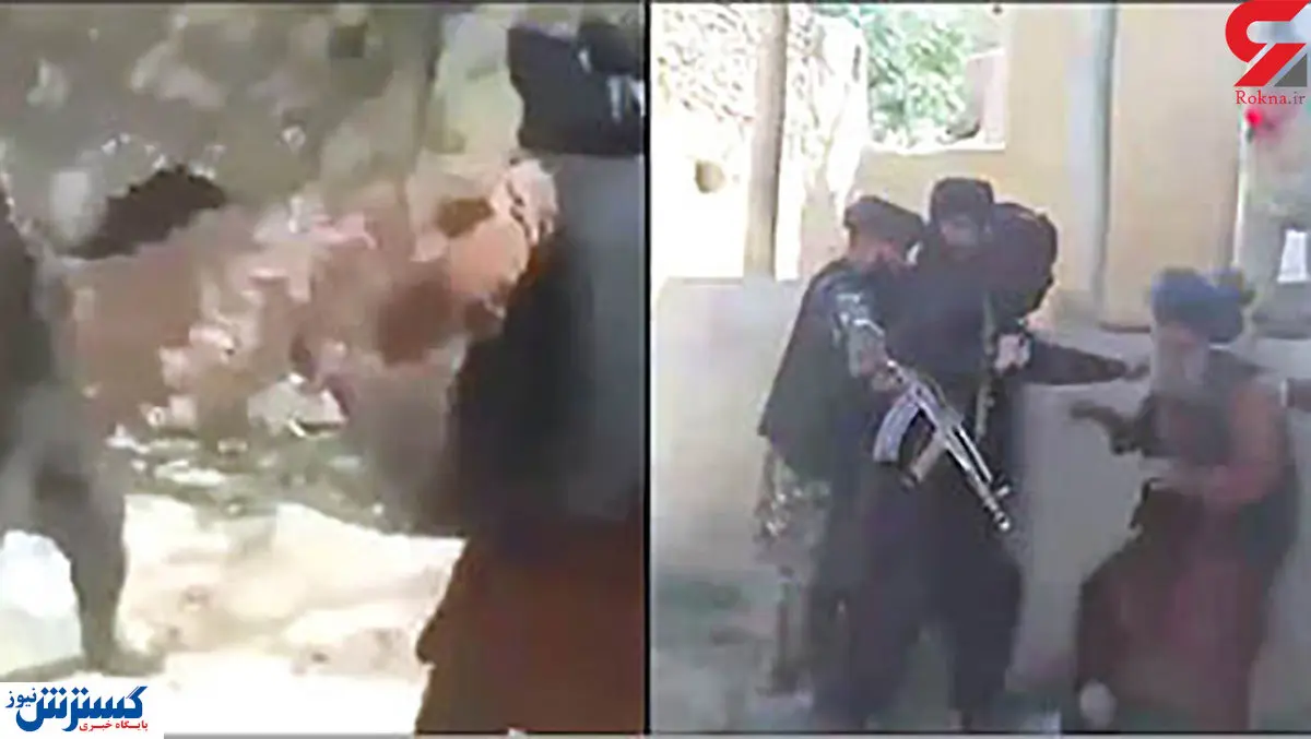 تازیانه زدن پیرمرد بی‌نوا به خاطر رقصیدن / عکس