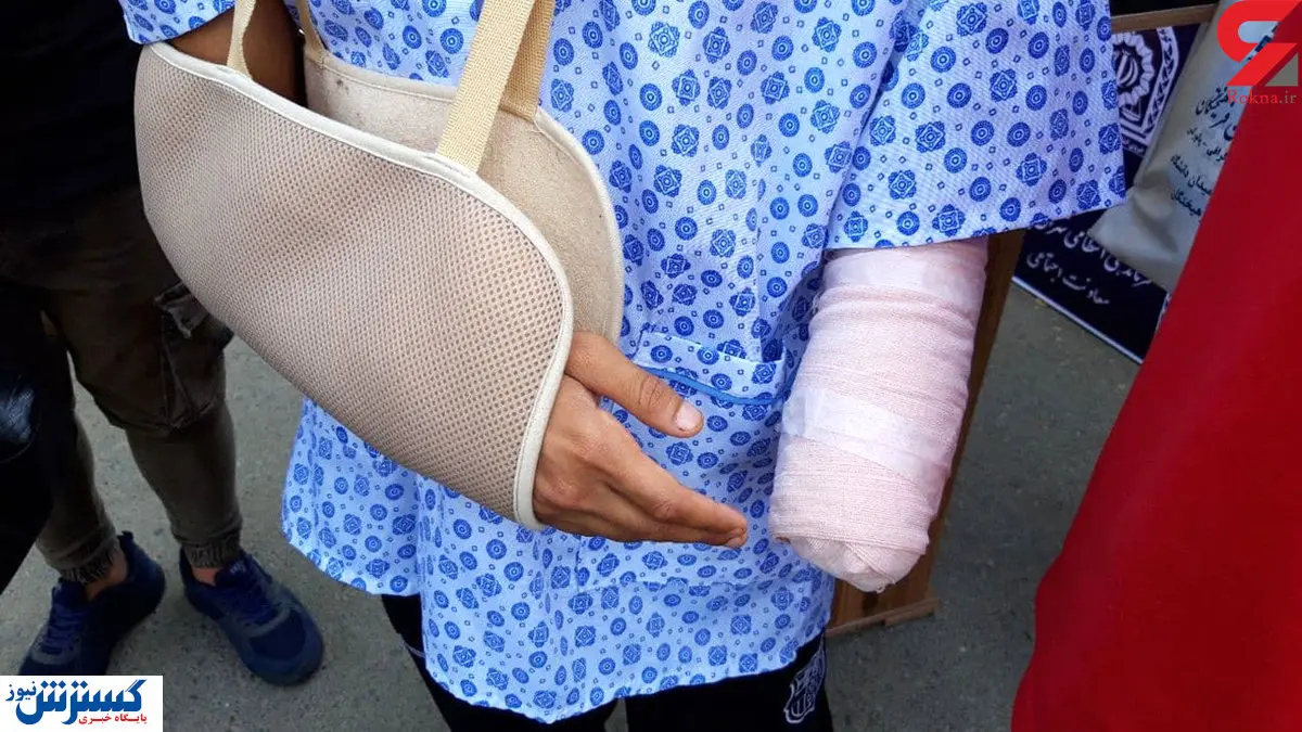 اراذل دست جوان ۱۸ ساله را قطع کردند! / عکس