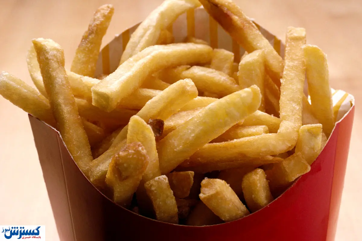 سیب زمینی سرخ کرده با طعم طلا!