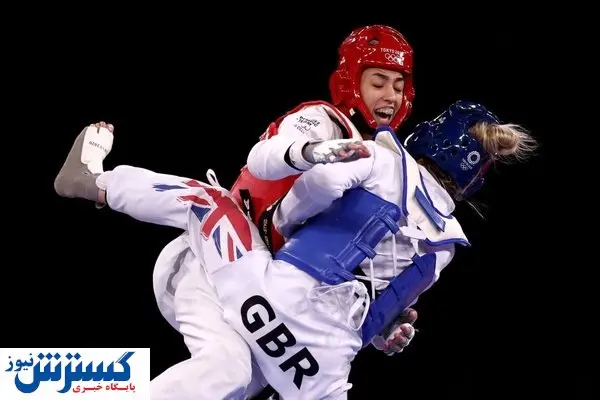 صعود کیمیا علیزاده به یک چهارم نهایی/تصویر کیمیا بعد از پیروزی!