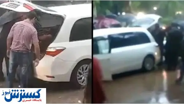 اتفاقی عجیب مراسم خاکسپاری را متوقف کرد! + عکس