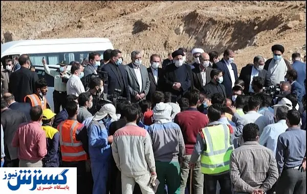 تاکید رئیسی بر ضرورت تکمیل سد تنگ سرخ تا ۱۴۰۱ + فیلم