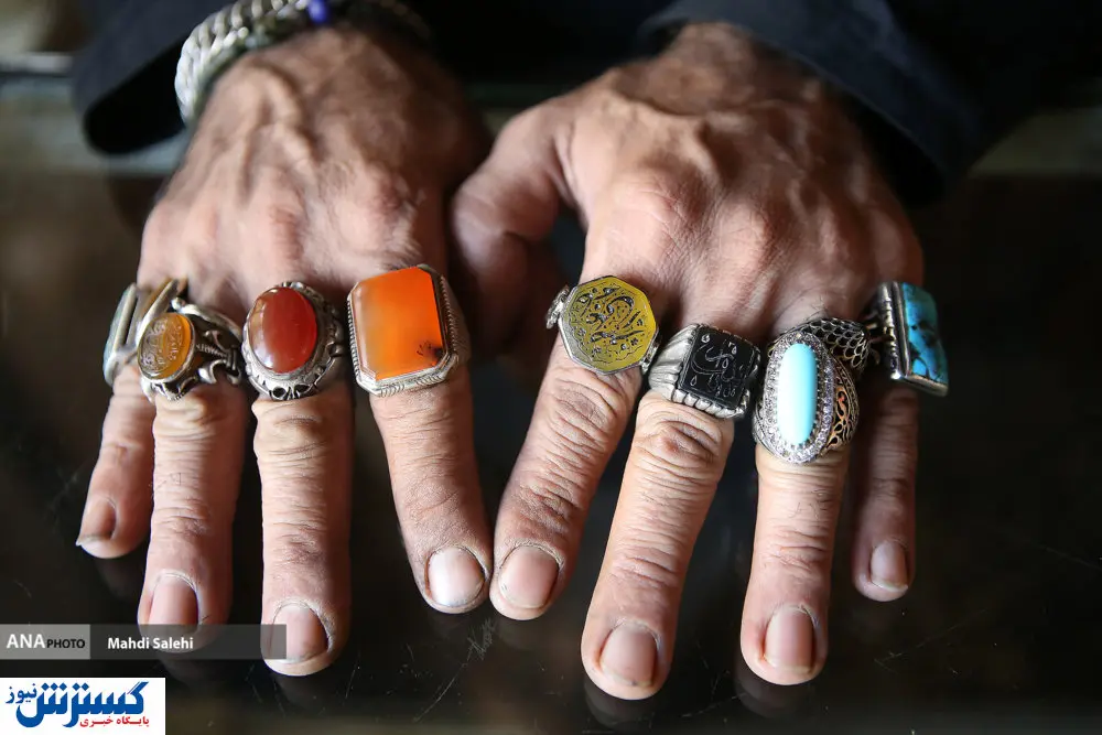 تصاویر/ کارگاه ساخت انگشترهای دست ساز